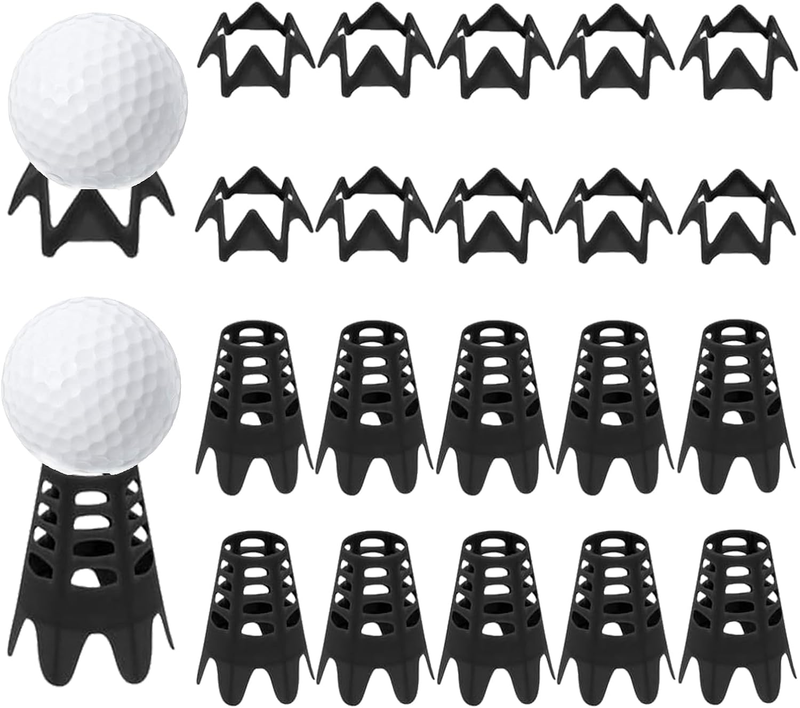 Tees, 20pcs Golf Simulator Tees For Home, Outdoor Indoor Golf Tees