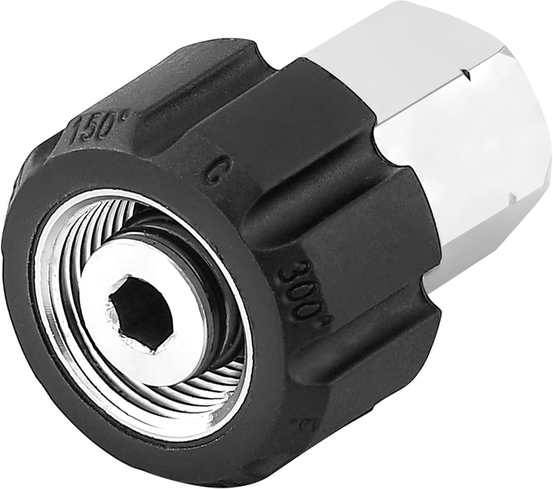 Pressure Washer Adapter M22 14Mm to 3/8 NPT for Sun Joe Troy-Bilt Craftsman 5000