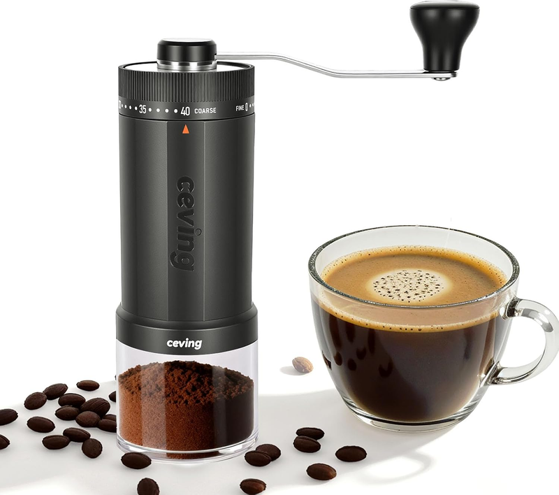World'S First 60G Large Capacity Manual Coffee Grinder, Portable Hand Coffee Bea
