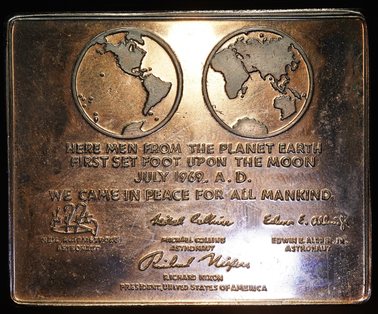 1969 First Set Foot Upon Moon Pres Nixon Astronauts 999 FINE 1969 First Set Foot Upon Moon Pres Nixon Astronauts 999 FINE