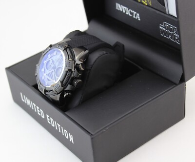 Pre-owned Invicta Authentic  Star Wars Darth Vader Black Silicone Men's 26268 Watch