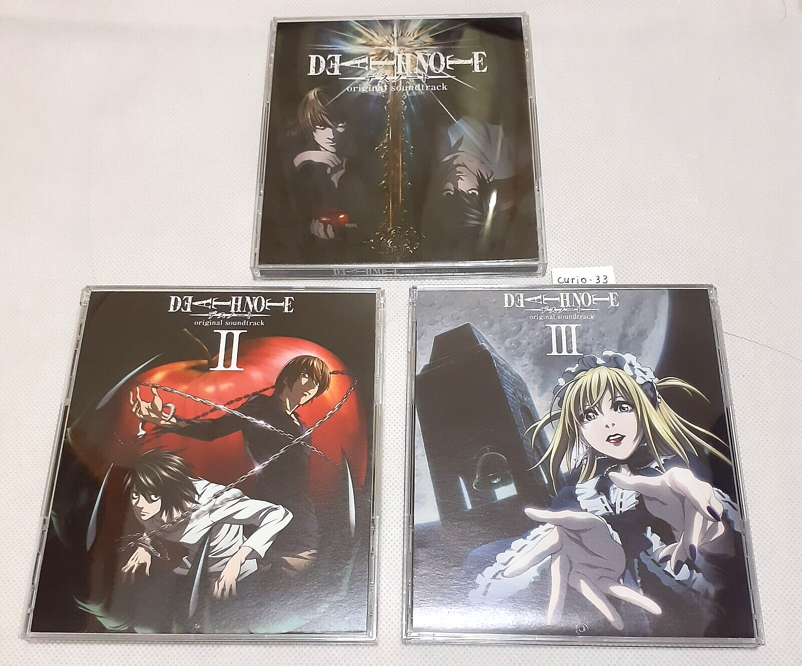 DEATH NOTE Original Soundtrack I II III 1 2 3 JP Anime OST DEATH NOTE Original Soundtrack I II III 1 2 3 JP Anime OST