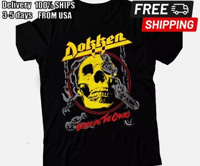 Dokken T Shirt Men T Shirt Black unisex Gift fans