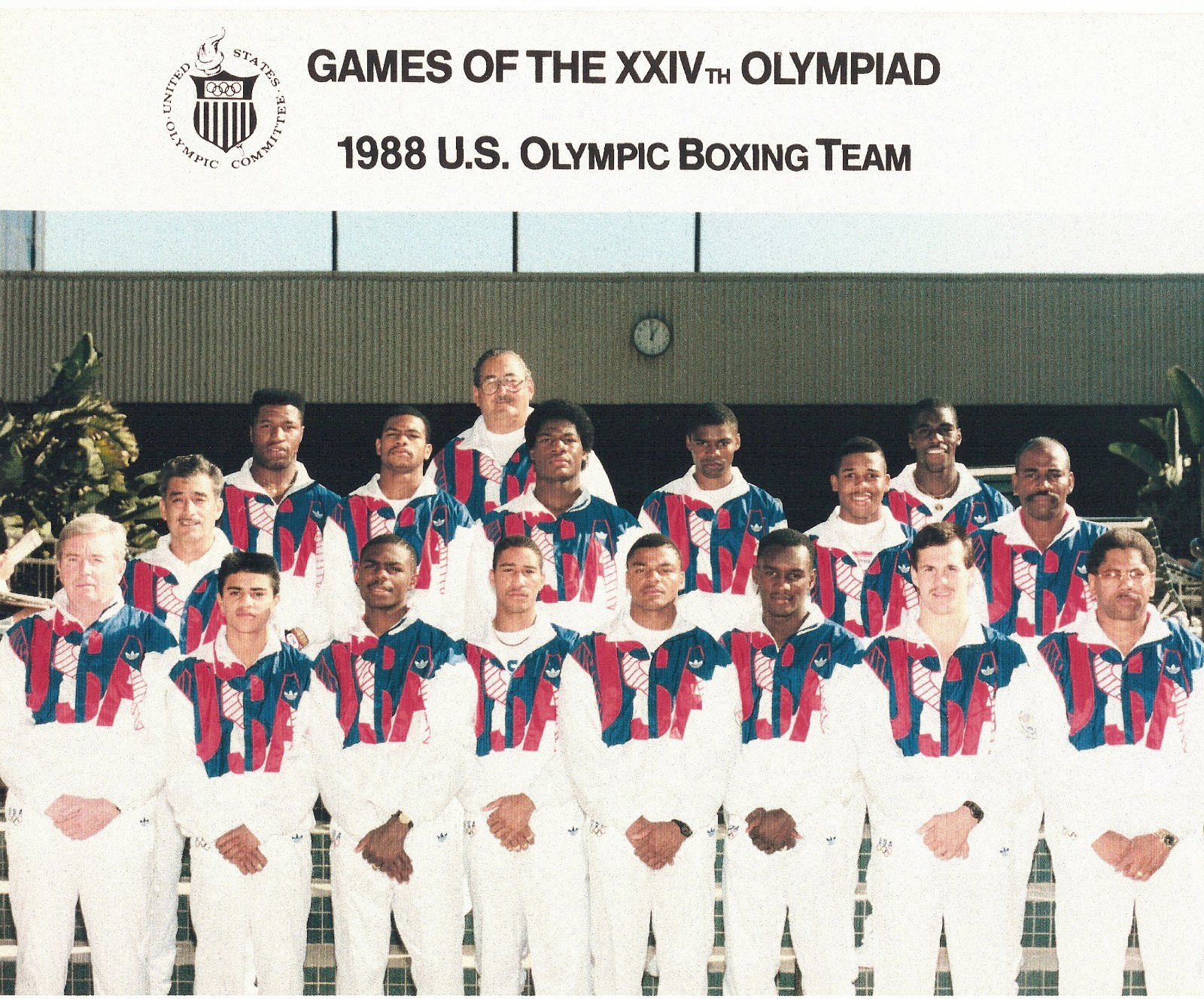 1988 OLYMPIC BOXING TEAM 8X10 PHOTO USA OLYMPICS PICTURE