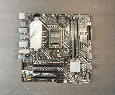  READ  ASUS PRIME B660M-A AC D4 micro ATX Motherboard Intel LGA1700 DDR4 WIFI