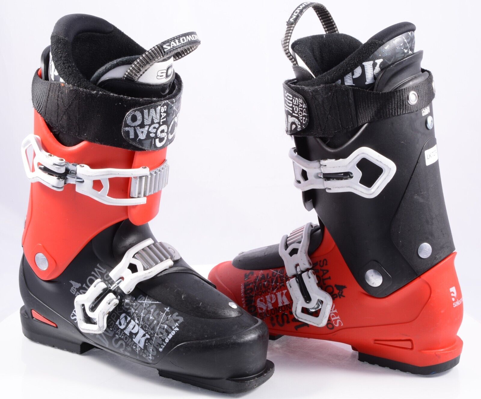 Salomon SPK Kreation Ski Boots Sz 25.5/7.5 USM Blk/Red Salomon SPK Kreation Ski Boots Sz 25.5/7.5 USM Blk/Red