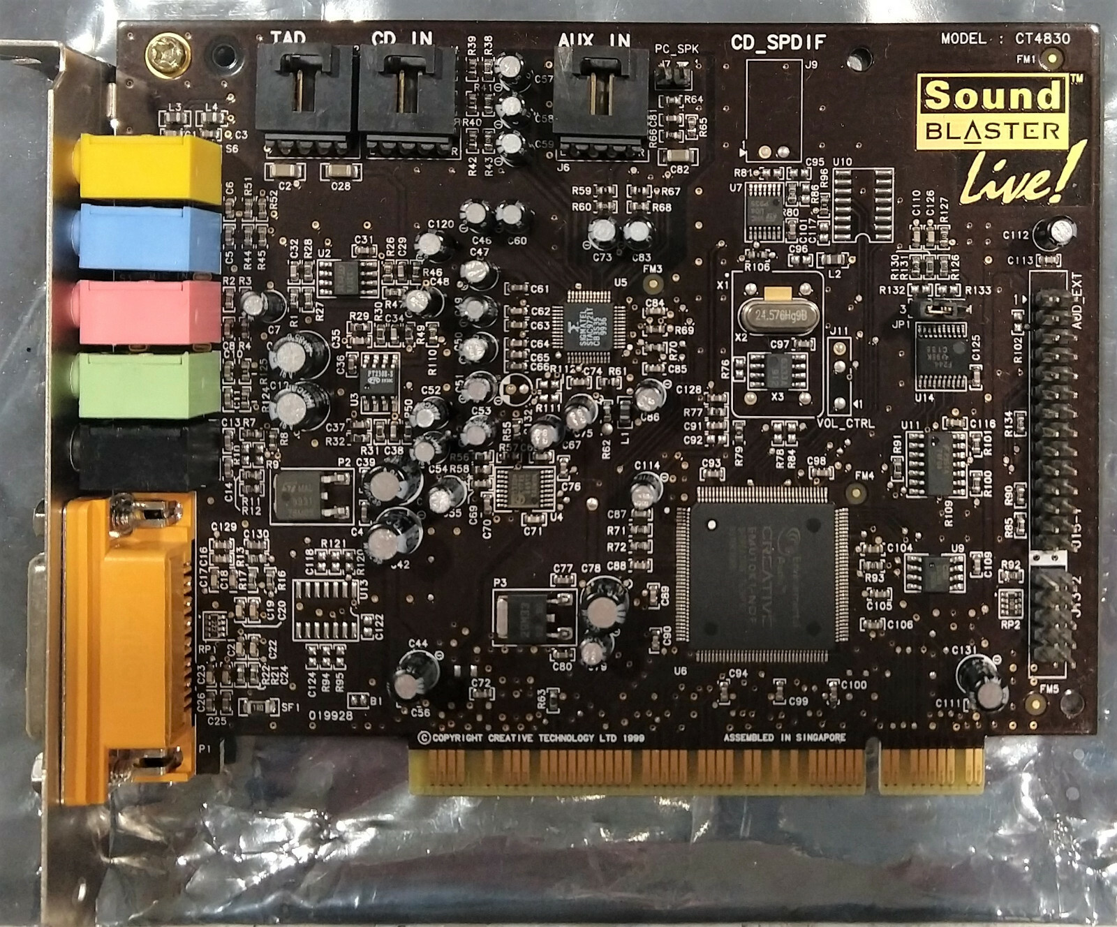 Creative Sound Blaster Live! Value 4.0ch CT4830 PCI audio sound card ...