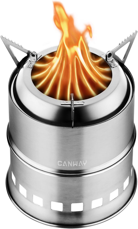 CANWAY Portable Camping Stove Wood Mini Camp Stove