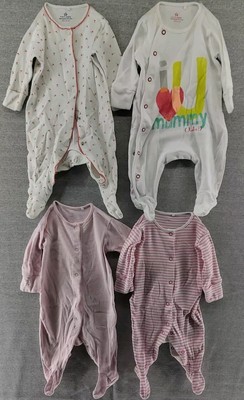 Next 0-3 Month Baby Grow 4 Piece