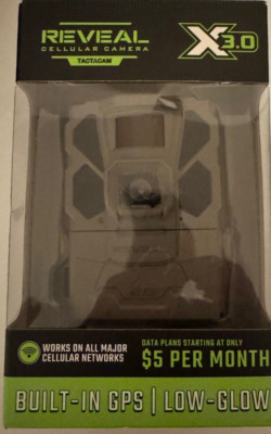Tactacam X3.0 Reveal Cellular Trail Camera New In Box
