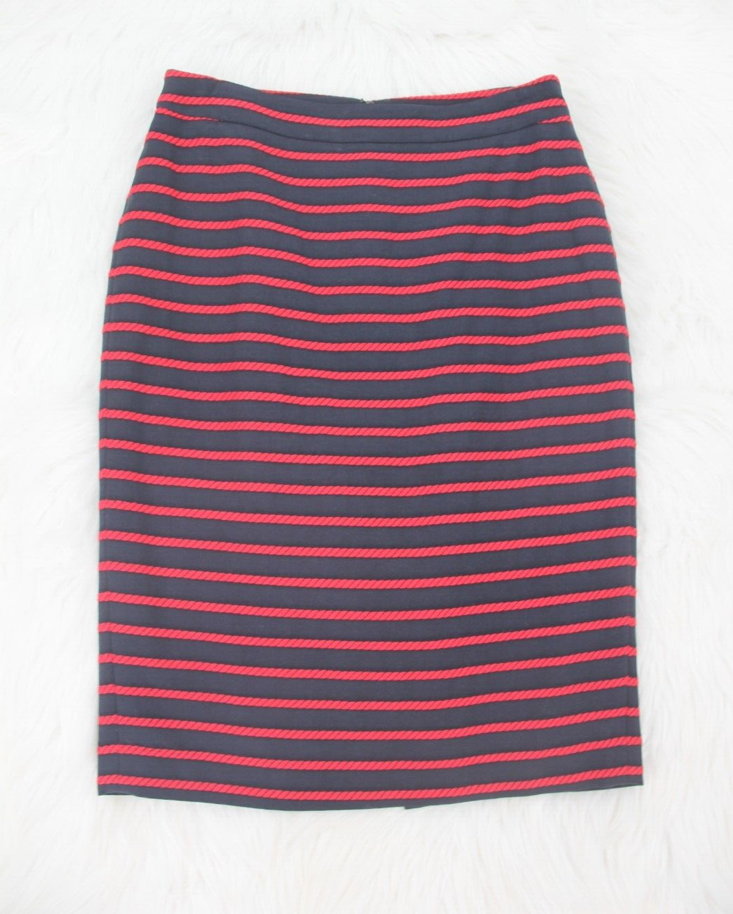 Taylor Pencil Skirt ネイビーストライプ 234c81f11d5c420ba1ef60adadd6e0