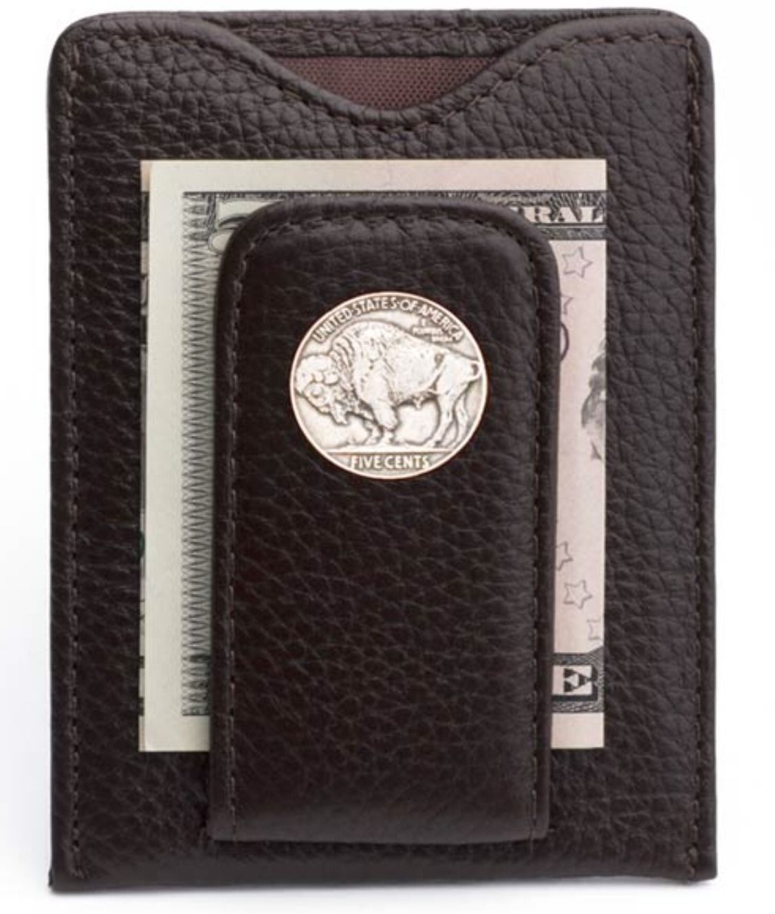 Tokens & Icons Buffalo Nickel Money Clip Wallet