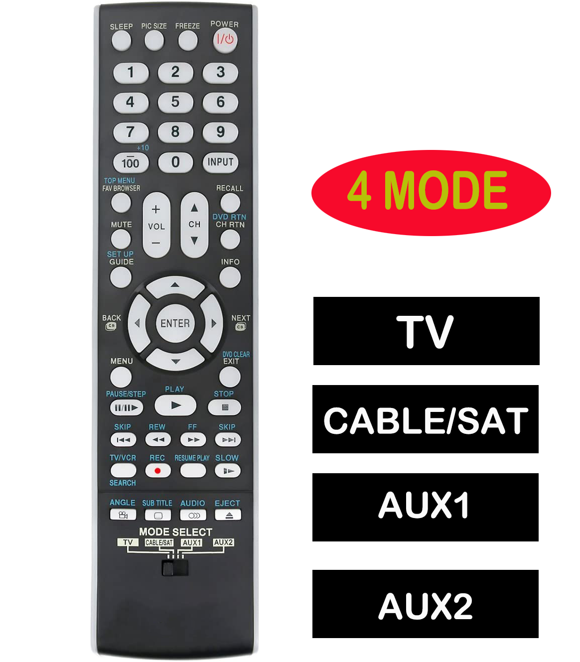 Replace Remote Control CT-90302 fit for TOSHIBA LED LCD Smart TV CT90302
