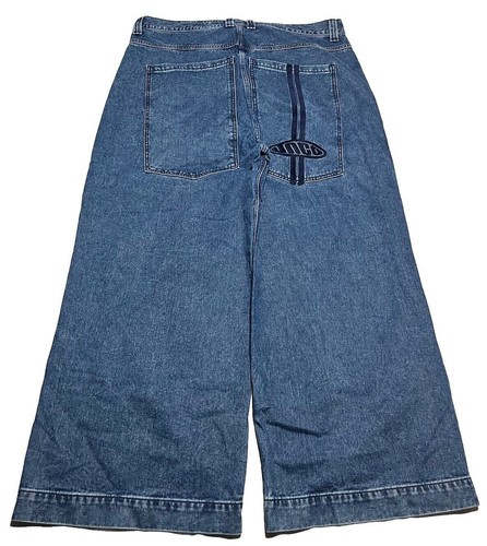 NEW Jnco Jeans Wide Load Jeans 44W 30L 30”Blue Denim Baggy