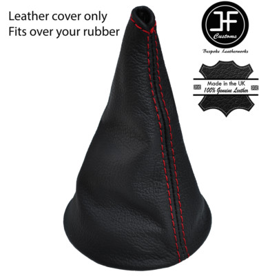 Gハジページ RED STITCH TOP-GRAIN LEATHER GEAR GAITER FITS FORD CAPRI MK1