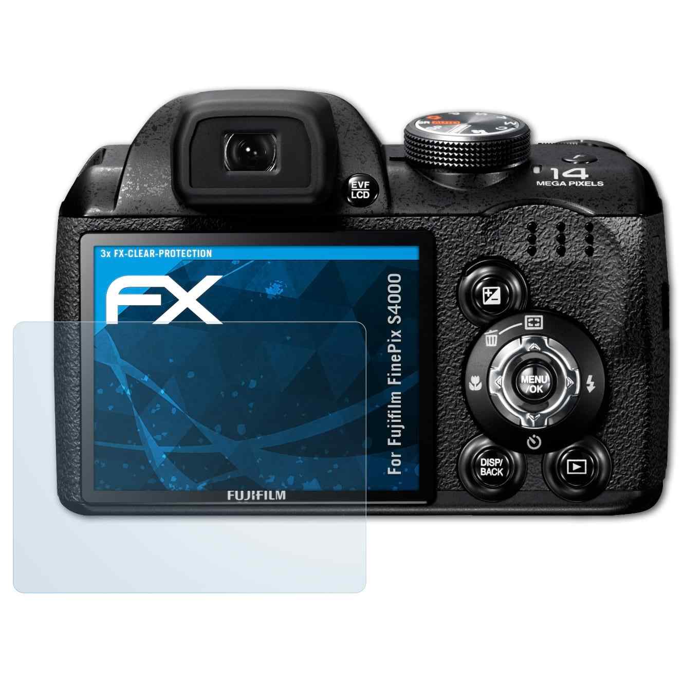 atFoliX® FX-Antireflex Screen Protector Fujifilm FinePix S4000
