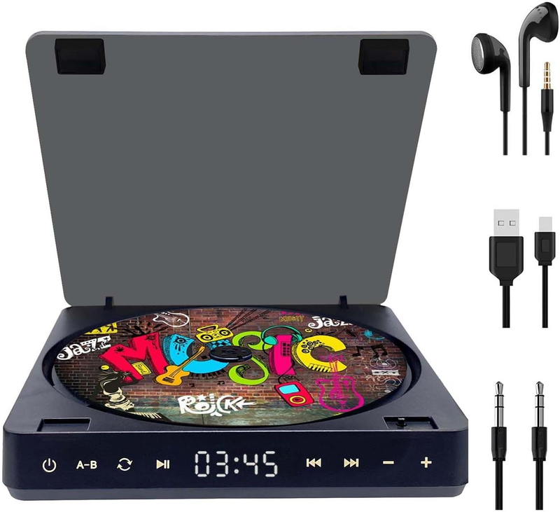 With Headphones Rechargeable Personal Cd Player For Car With
