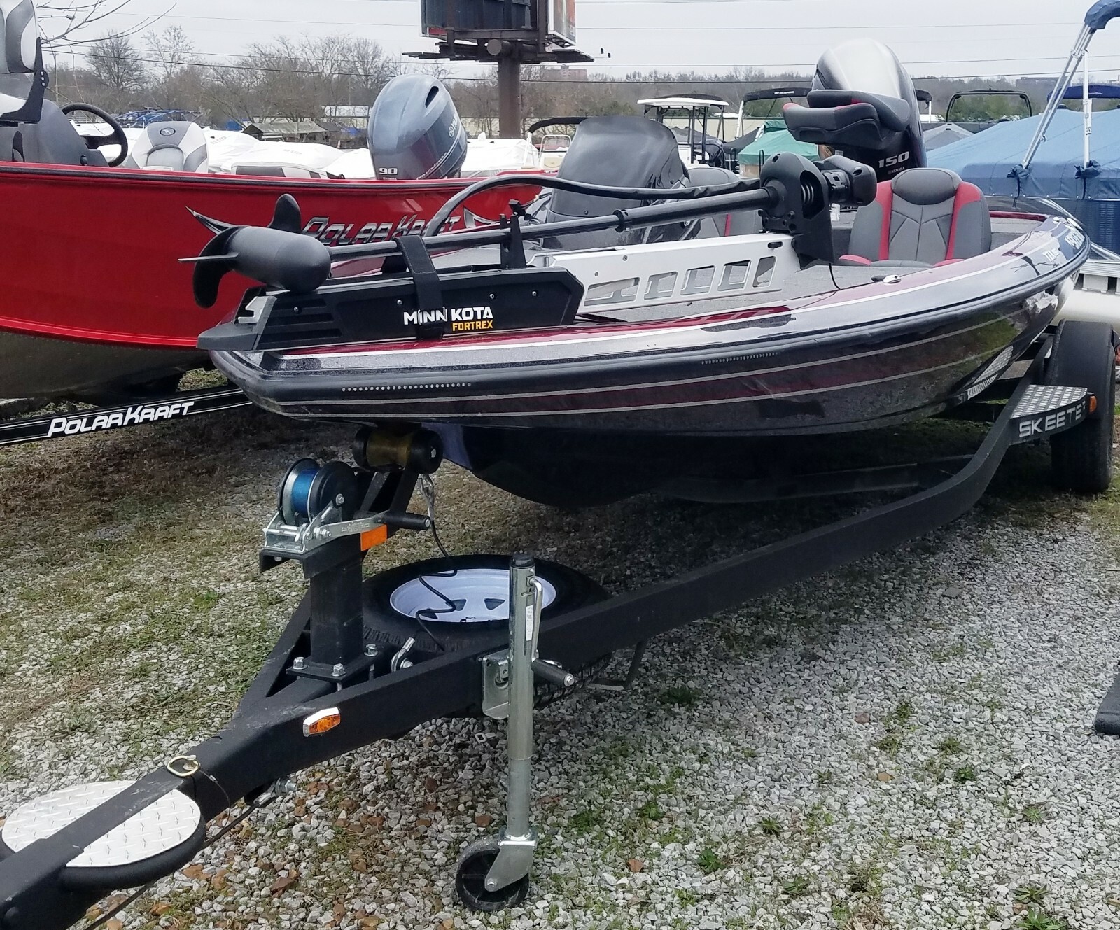 Skeeter TZX 190 bass fishing boat Yamaha VF150 warranty 4/2022 tournament ready