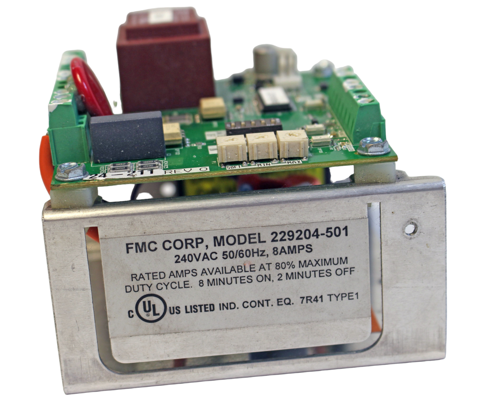 FMC Controller 229204-501 240VAC 50/60Hz 8Amps Rated @80 FMC Controller 229204-501 240VAC 50/60Hz 8Amps Rated @80