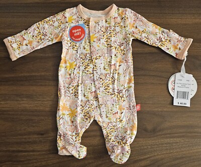 Baby Girl Size Preemie Premature As the Leaves Turn Modal Footie Magnetic Me New
