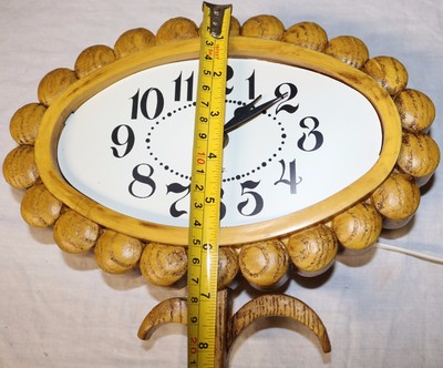 Vintage Spartus Flower Decor Fine Wall Clock Retro New in Open Box Rare