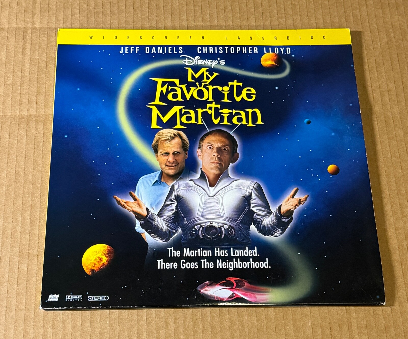 DISNEY'S MY FAVORITE MARTIAN Widescreen Laserdisc 1999 NTSC