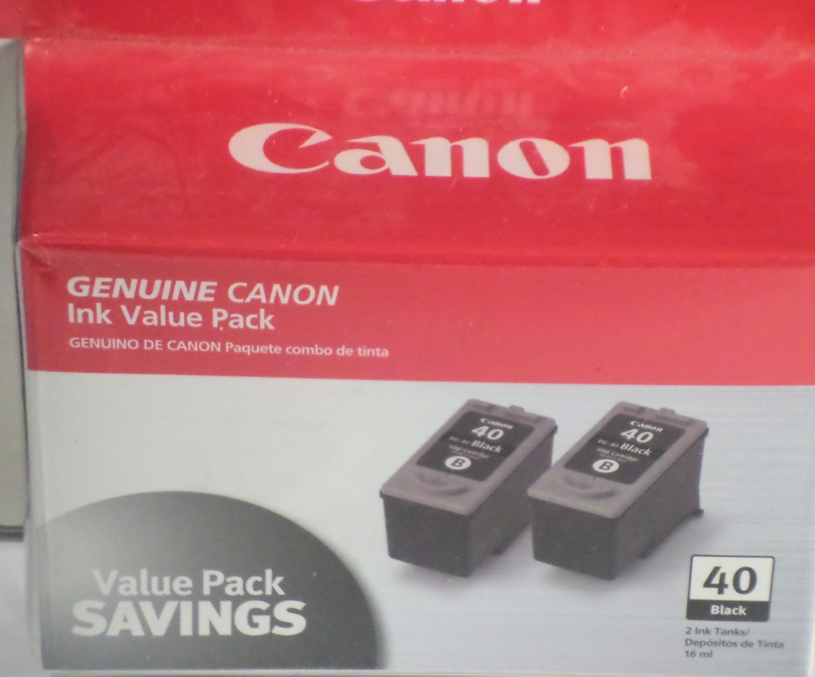 Genuine Canon 40 BLACK (VALUE-PACK)   NEW SEALED