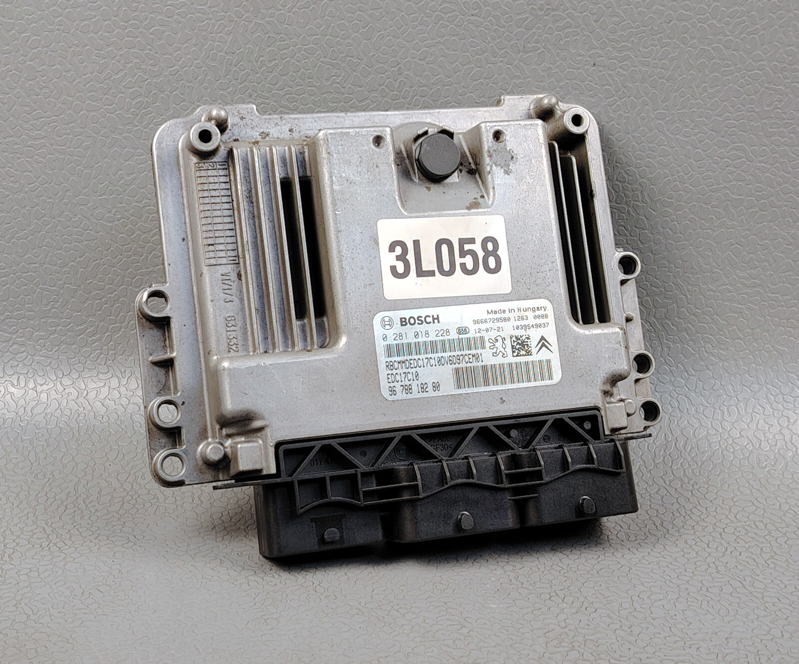 2012 PEUGEOT 7 PARTNER 9HF ENGINE CONTROL MODULE ECM ECU 9678818280  0281018228 | eBay