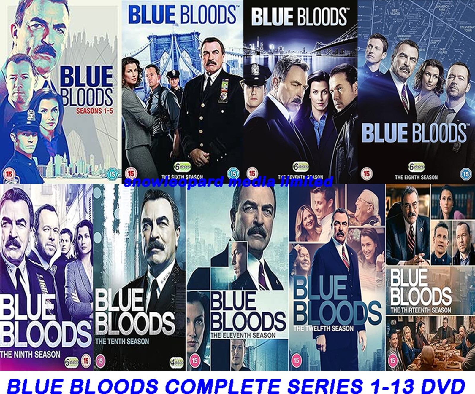BLUE BLOODS COMPLETE SERIES 1-13 DVD Season 1 2 3 4 567891011 12