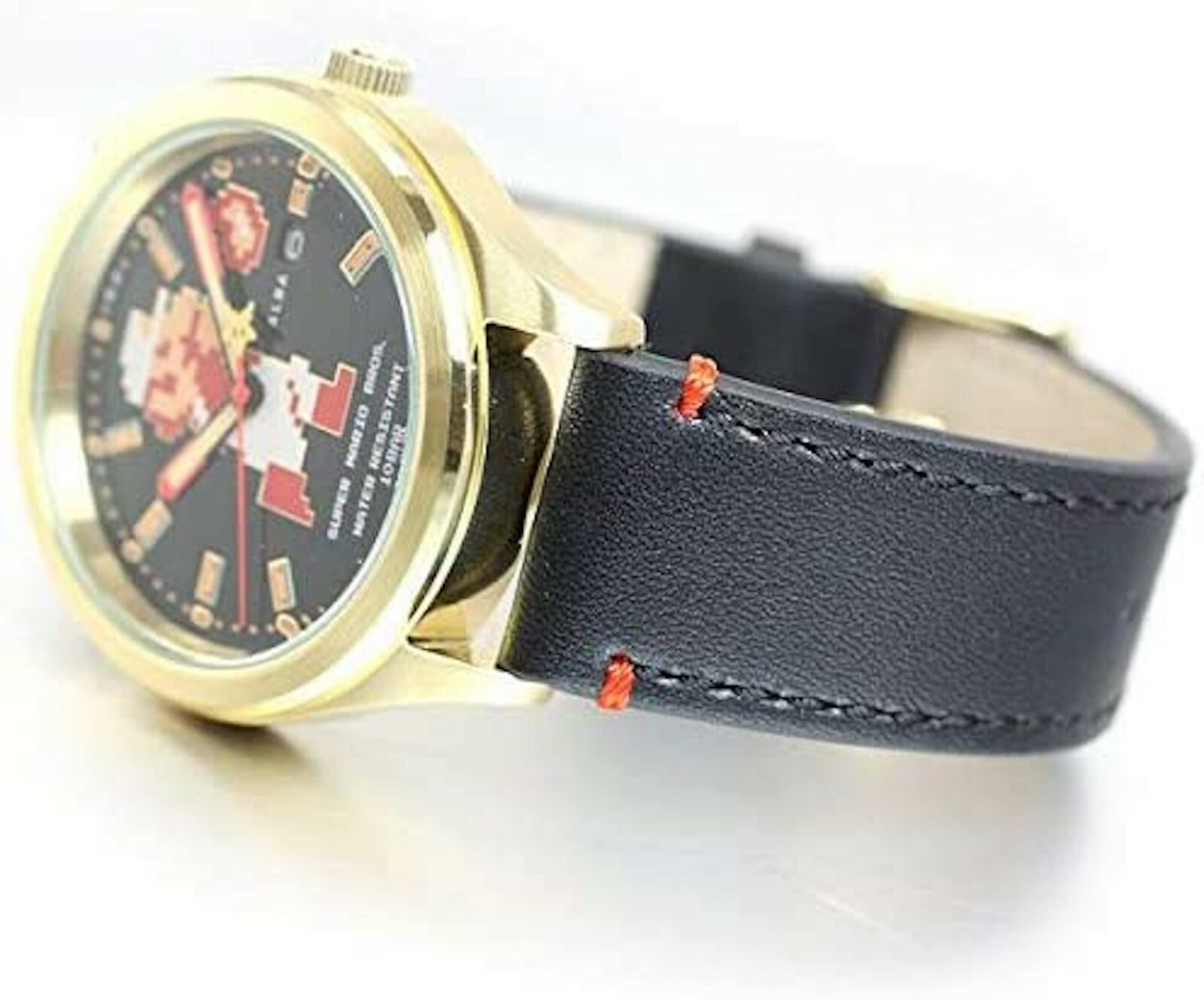 Pre-owned Seiko Alba Acca701 Super Mario Bros. Mechanical Watch Limited Family Computer