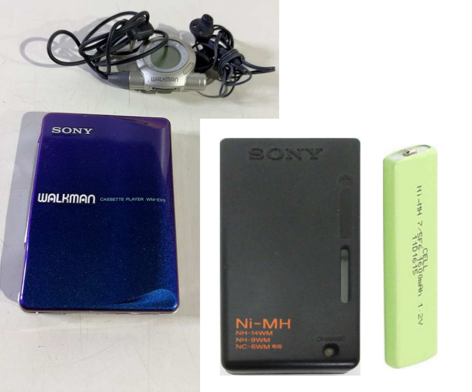 SONY WM-EX9 Walkman Blue Multicolor Portable Cassette Player