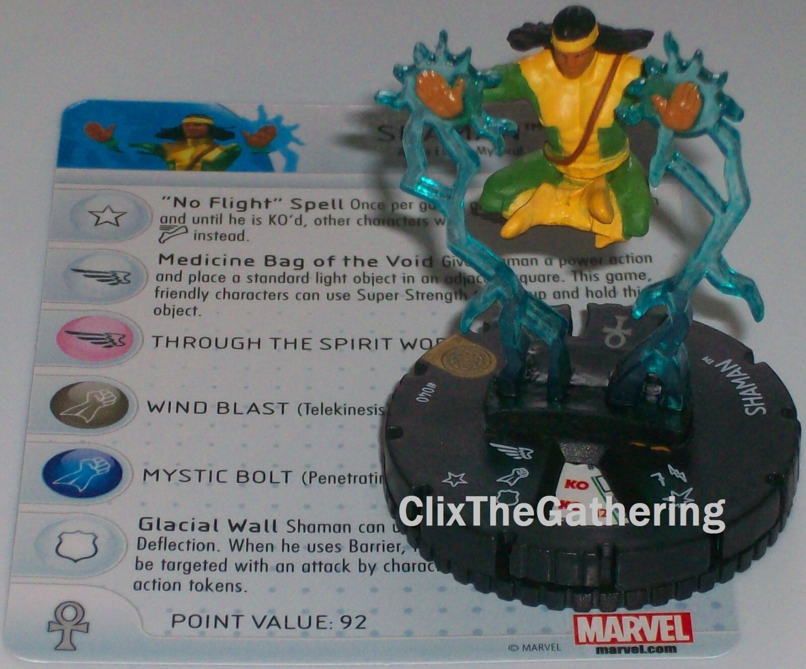 MARVEL ミラーコレクション SHAMAN #040 #40 The Invincible Iron Man Marvel Heroclix