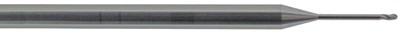 1/16'' Ball End, .093'' LOC, .500'' Long Reach 3FL Carbide End Mill Melin USA H0867