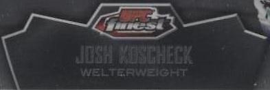 2012 Topps Finest UFC - Josh Koscheck #19