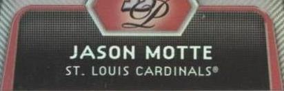 2012 Bowman Platinum - Jason Motte #CES-JM