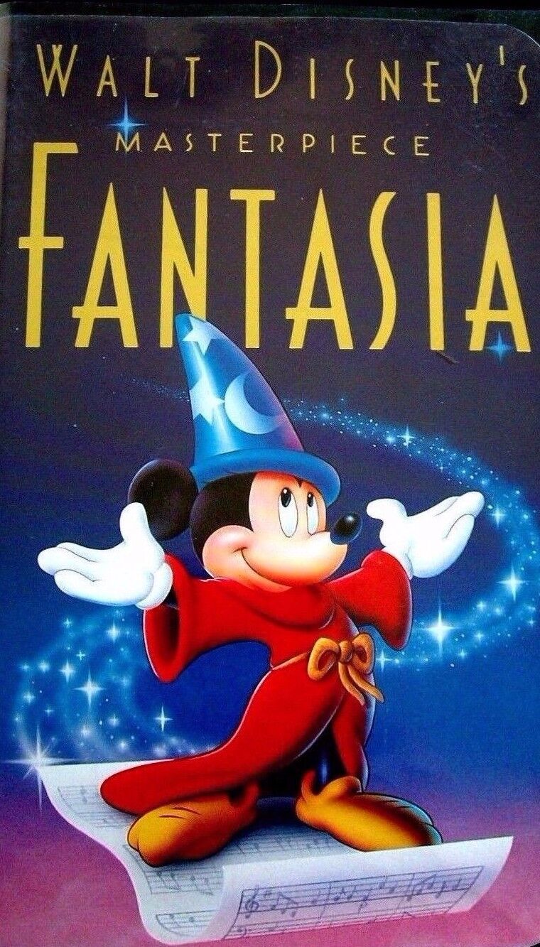 Fantasia (VHS, 1991, Masterpiece Edition, Disney, Clamshell Fantasia (VHS, 1991, Masterpiece Edition, Disney, Clamshell