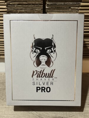 Skull Shaver Pitbull Silver PRO Electric Head Face Wet Dry 4 Razor Hair A1