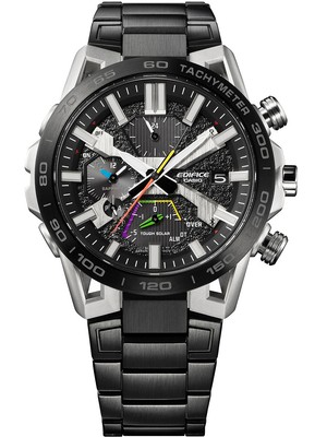 Pre-owned Casio Eqb-2000dc-1aer Edifice Solar Mens Watch 47mm 10atm