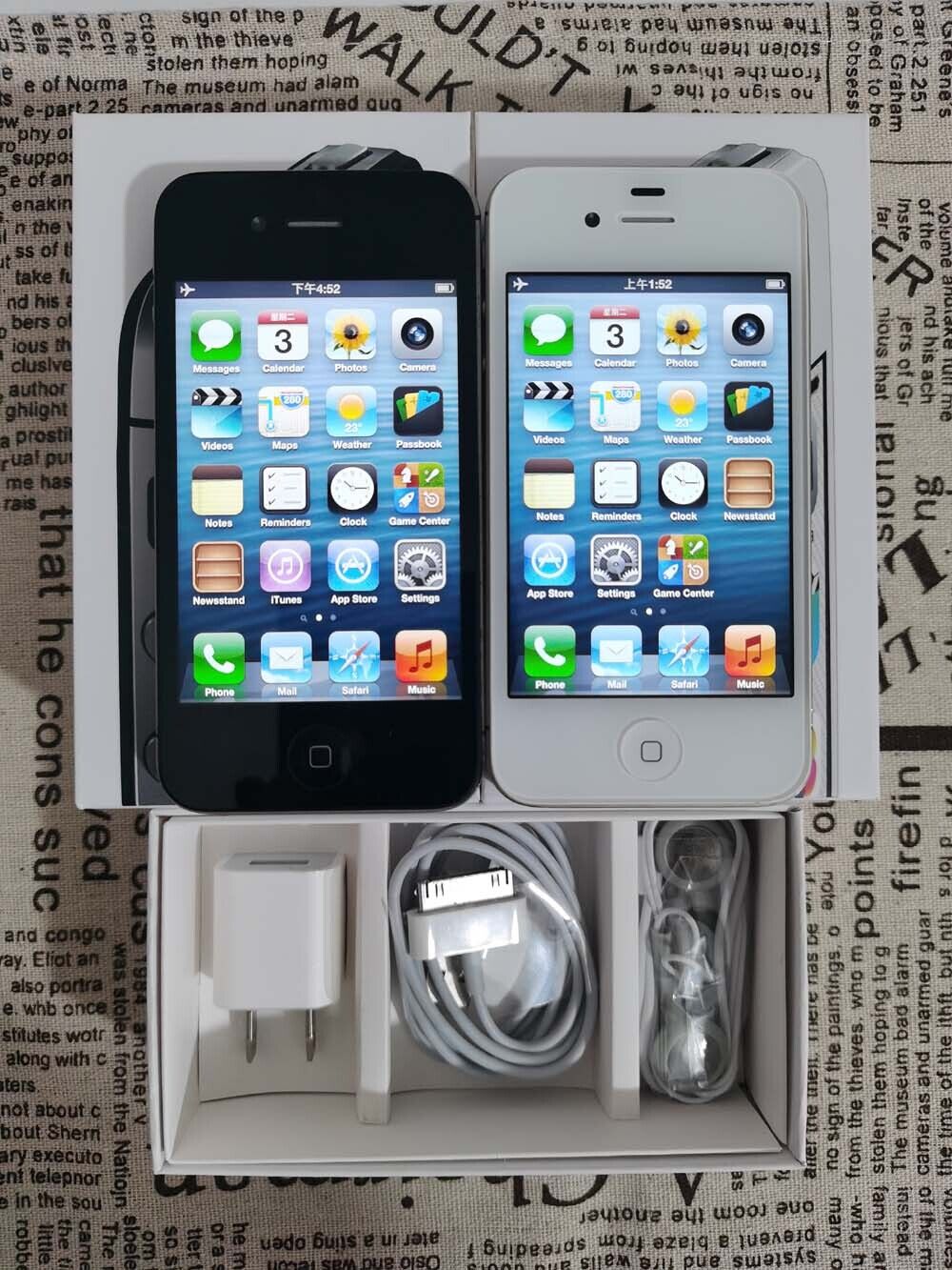 (unlocked) Apple iPhone 4s - IOS6 - 64GB - Smartphone Good Outer Condition (unlocked) Apple iPhone 4s - IOS6 - 64GB - Smartphone Good Outer Condition