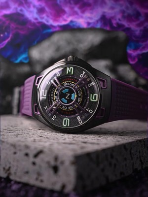 Pre-owned Nubeo Nb-6094-05 Mens Watch Oao Automatic Limited Edition 44mm 5atm