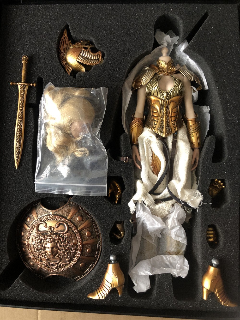 COOMODEL X HOMER HS001 PANTHEON METAL ARMOR ATHENA GODDESS