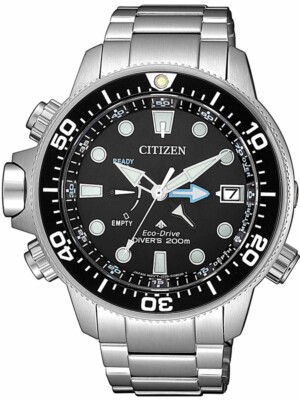 Pre-owned Citizen Bn2031-85e Promaster Aqualand Mens Watch 46mm 20atm