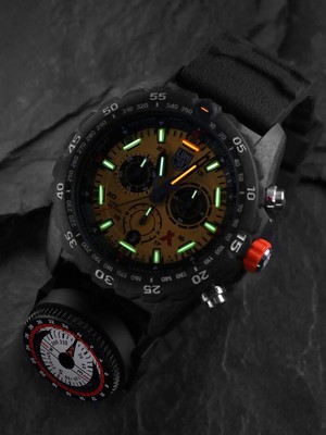 Pre-owned Luminox Xb.3745 Mens Watch Bear Grylls Survival Chronograph