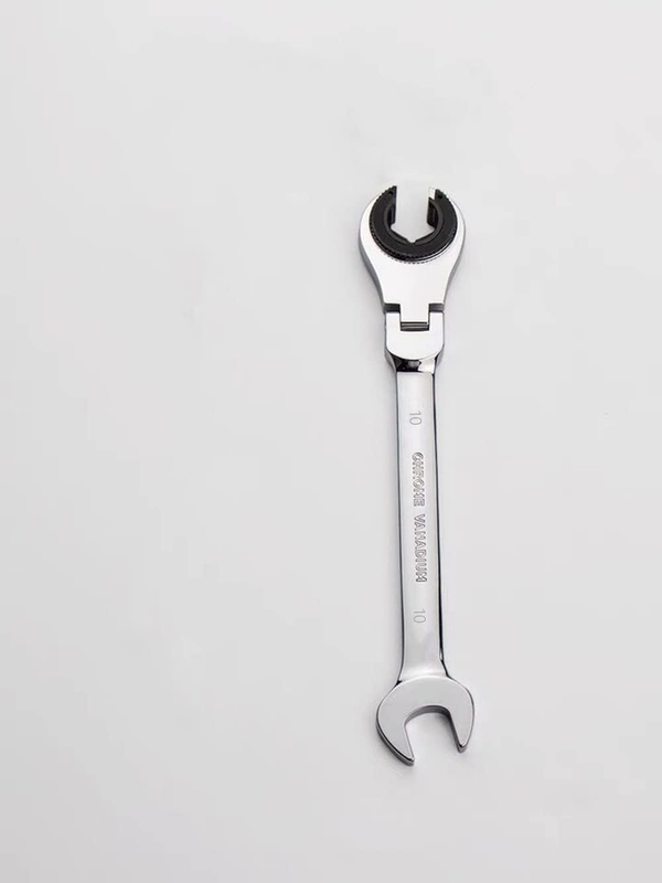 FLZOSPER 10Mm Metric Flex-Head Gear Wrench, Ratcheting Fix Combination Spanner