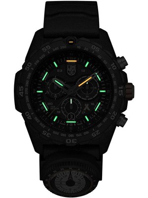 Pre-owned Luminox Xb.3741 Bear Grylls Survival Chronograph W. Compass Mens