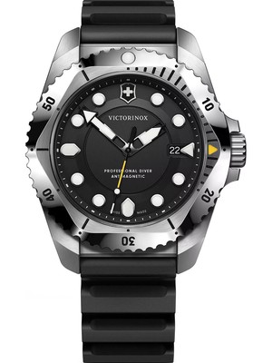 Pre-owned Victorinox 241990 Mens Watch Dive Pro Quartz 43mm 30atm