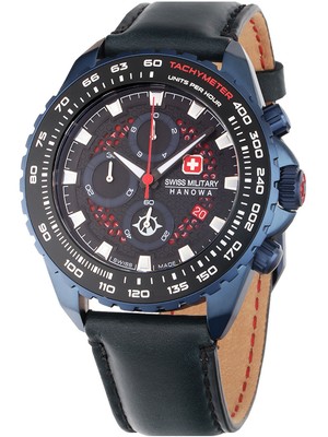 Pre-owned Swiss Military Hanowa Smwgc2102291 Iguana Chronograph 44mm 10atm