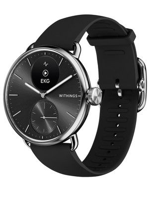 Pre-owned Withings Hwa10-model 1-all-int Scanwatch 2 Black 38 Mm 5atm