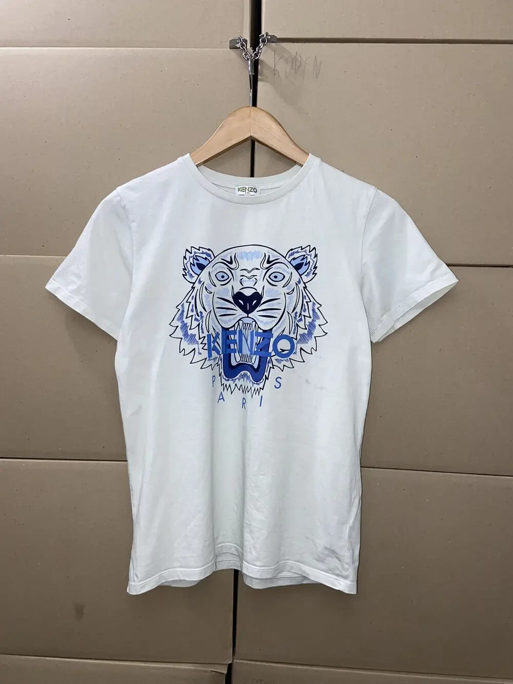 KENZO PARIS BIG LOGO TIGER T SHIRT TEE LUXURY Y2K OLD MONEY