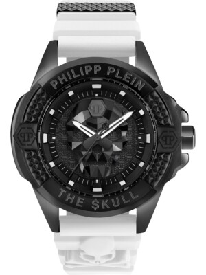 Pre-owned Philipp Plein Pwaaa2624 Mens Watch The Skull 47mm 5atm